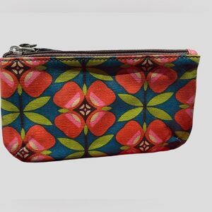 Fossil Wristlet Vintage Floral Leather EUC